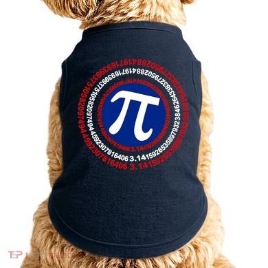 Captain Pi Day 3.14 Superhero Doggie Tank