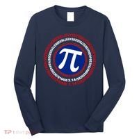 Captain Pi Day 3.14 Superhero Long Sleeve Shirt thumb 0