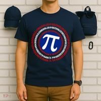 Captain Pi Day 3.14 Superhero T-Shirt thumb 6
