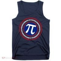 Captain Pi Day 3.14 Superhero Tank Top thumb 0