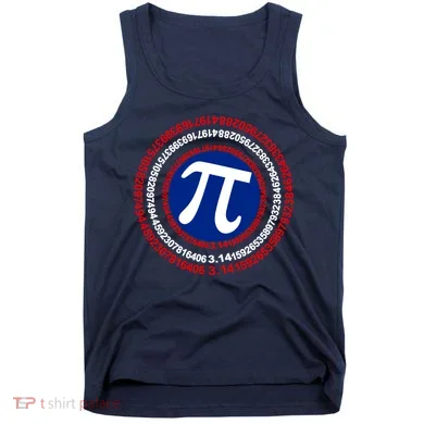 Captain Pi Day 3.14 Superhero Tank Top