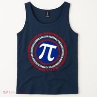 Captain Pi Day 3.14 Superhero Tank Top thumb 2