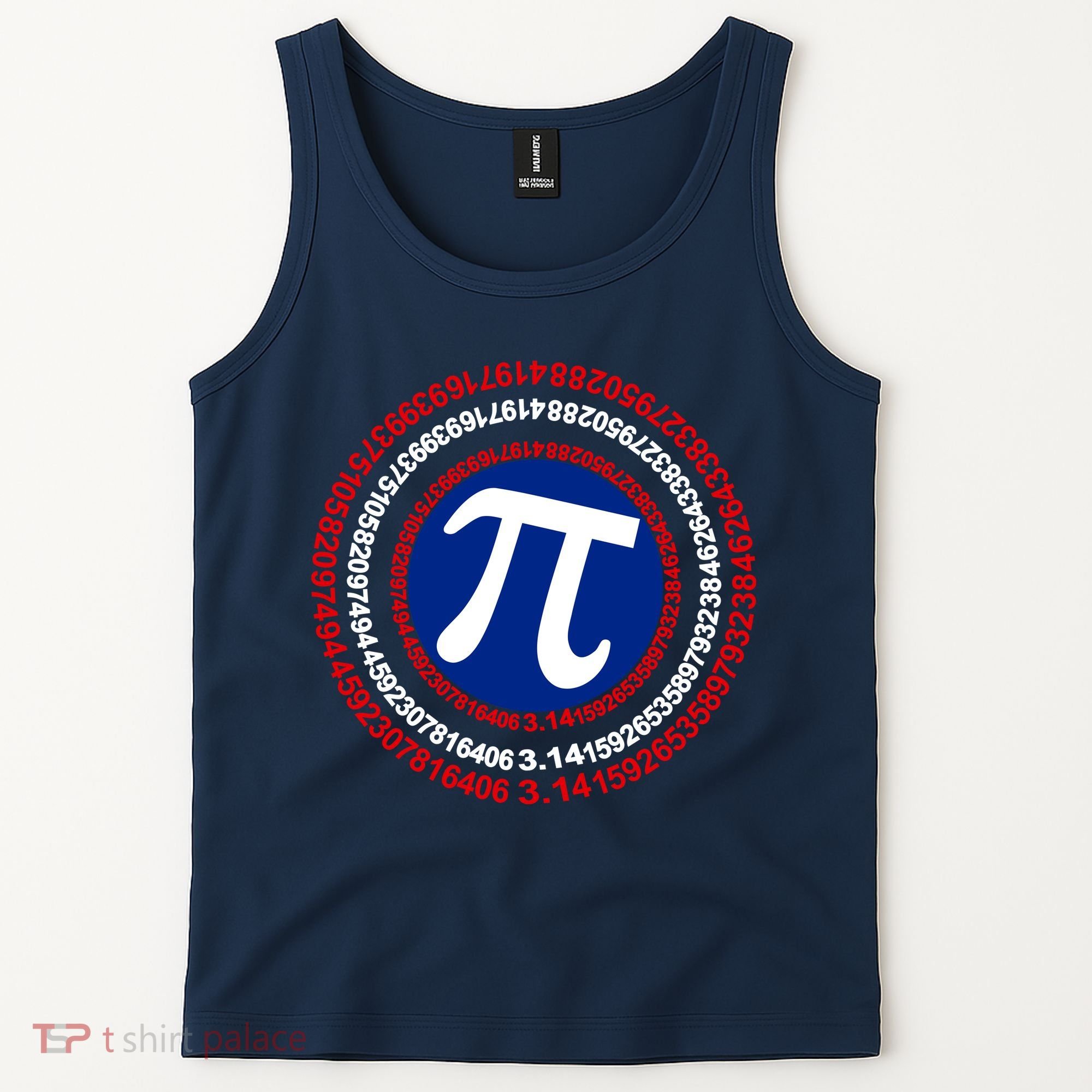 Captain Pi Day 3.14 Superhero Tank Top