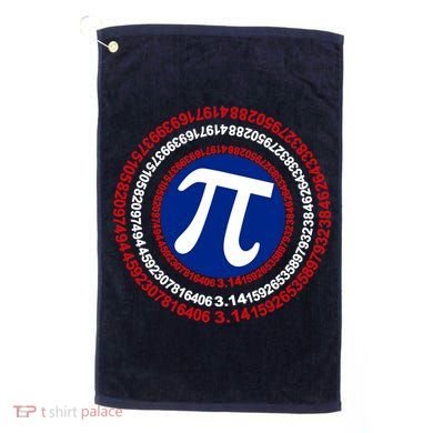 Captain Pi Day 3.14 Superhero Golf Towel