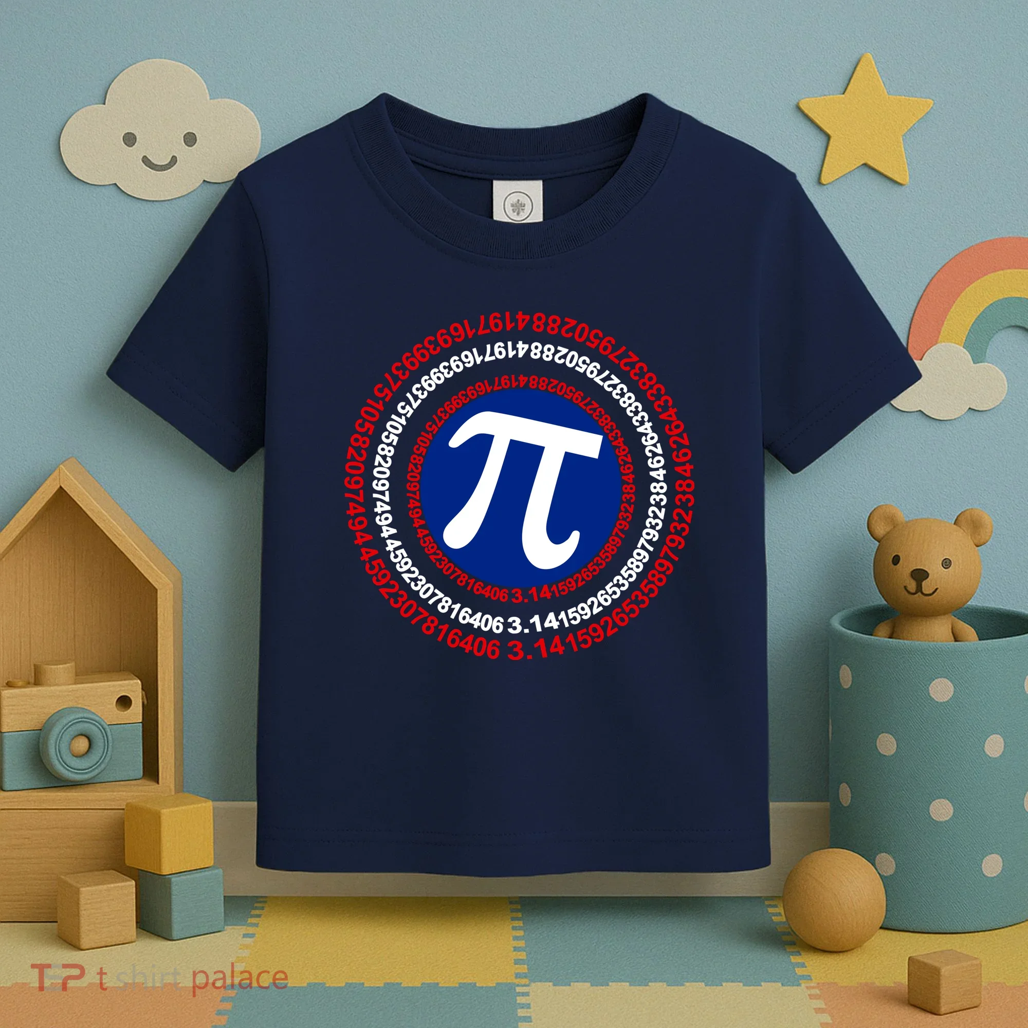 Captain Pi Day 3.14 Superhero Toddler T-Shirt