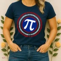 Captain Pi Day 3.14 Superhero Women's T-Shirt thumb 2