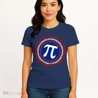 Captain Pi Day 3.14 Superhero Women's T-Shirt thumb 4