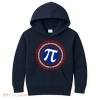 Captain Pi Day 3.14 Superhero Kids Hoodie thumb 0