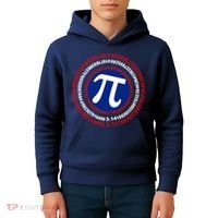 Captain Pi Day 3.14 Superhero Kids Hoodie thumb 4