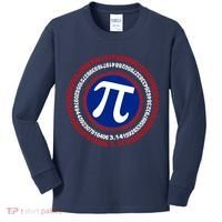 Captain Pi Day 3.14 Superhero Kids Long Sleeve Shirt thumb 0