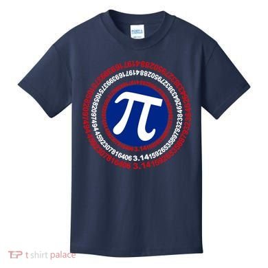 Captain Pi Day 3.14 Superhero Kids T-Shirt