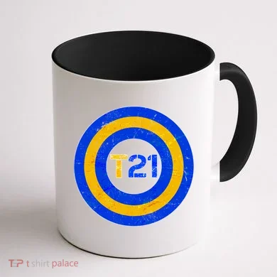 Captain T21 Shield - Down Syndrome Awareness Coffee Mug back