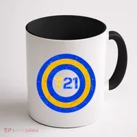 Captain T21 Shield - Down Syndrome Awareness Coffee Mug thumb 1