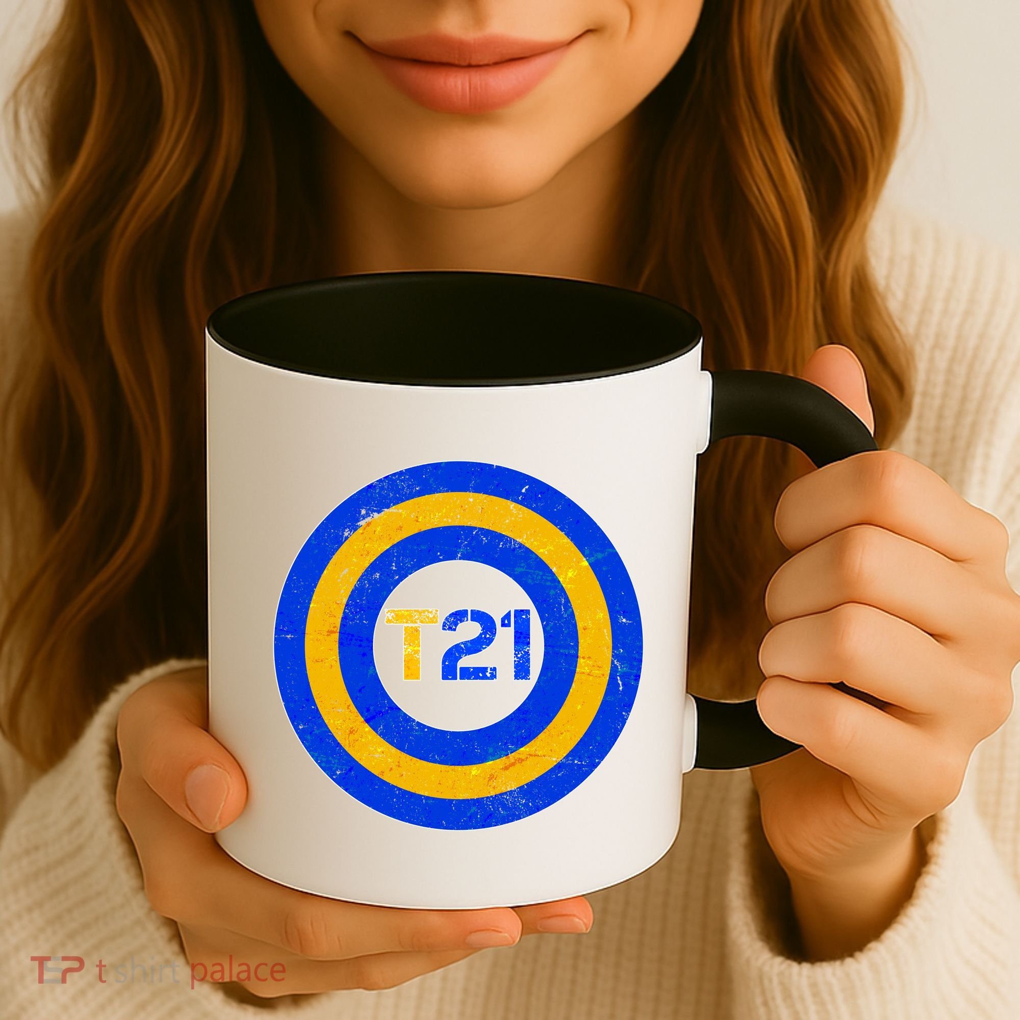 Captain T21 Shield - Down Syndrome Awareness Coffee Mug