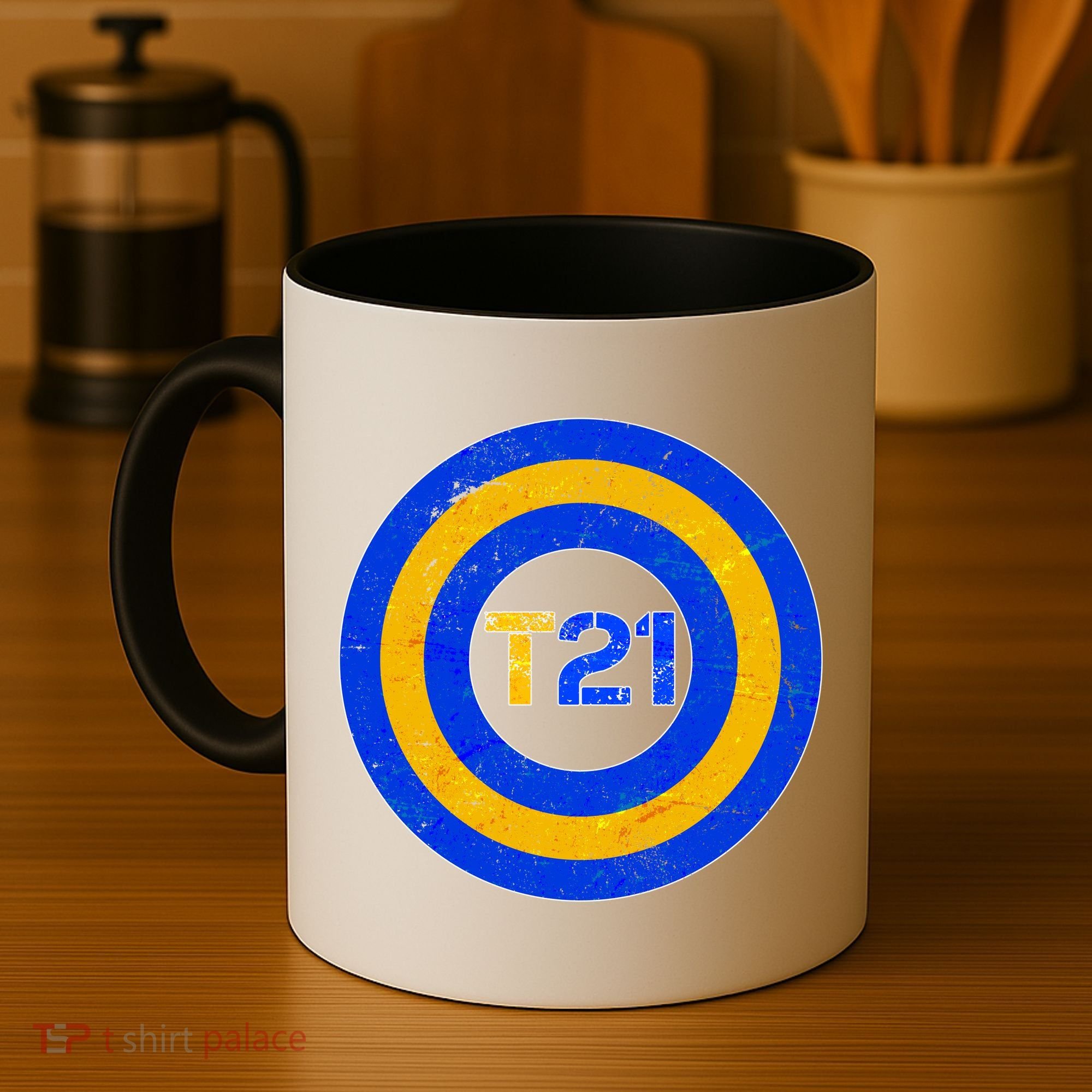 Captain T21 Shield - Down Syndrome Awareness Coffee Mug