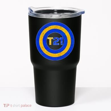 Captain T21 Shield - Down Syndrome Awareness Tumbler