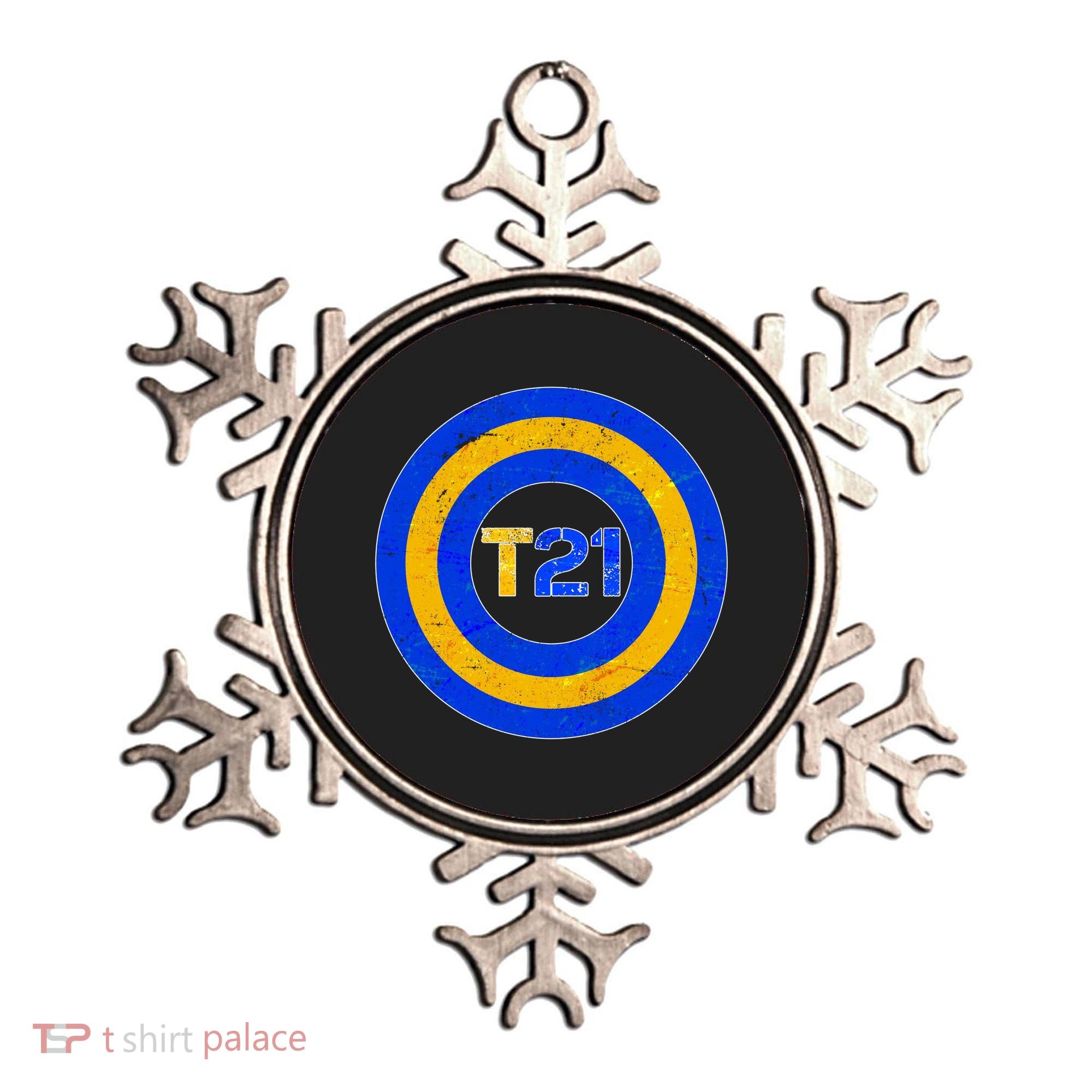 Captain T21 Shield - Down Syndrome Awareness Ornament