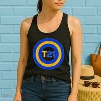 Captain T21 Shield - Down Syndrome Awareness Women's Tank Top thumb 2