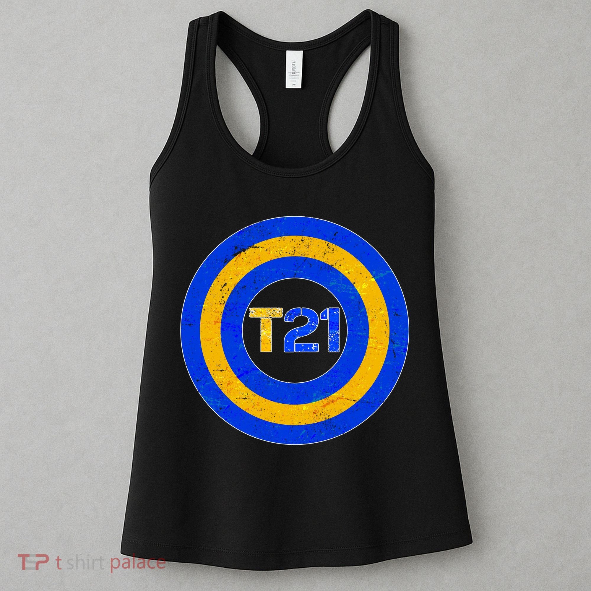 Captain T21 Shield - Down Syndrome Awareness Women's Tank Top