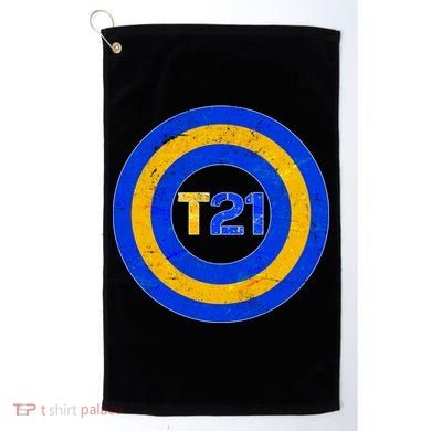 Captain T21 Shield - Down Syndrome Awareness Golf Towel