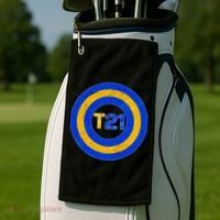 Captain T21 Shield - Down Syndrome Awareness Golf Towel thumb 2