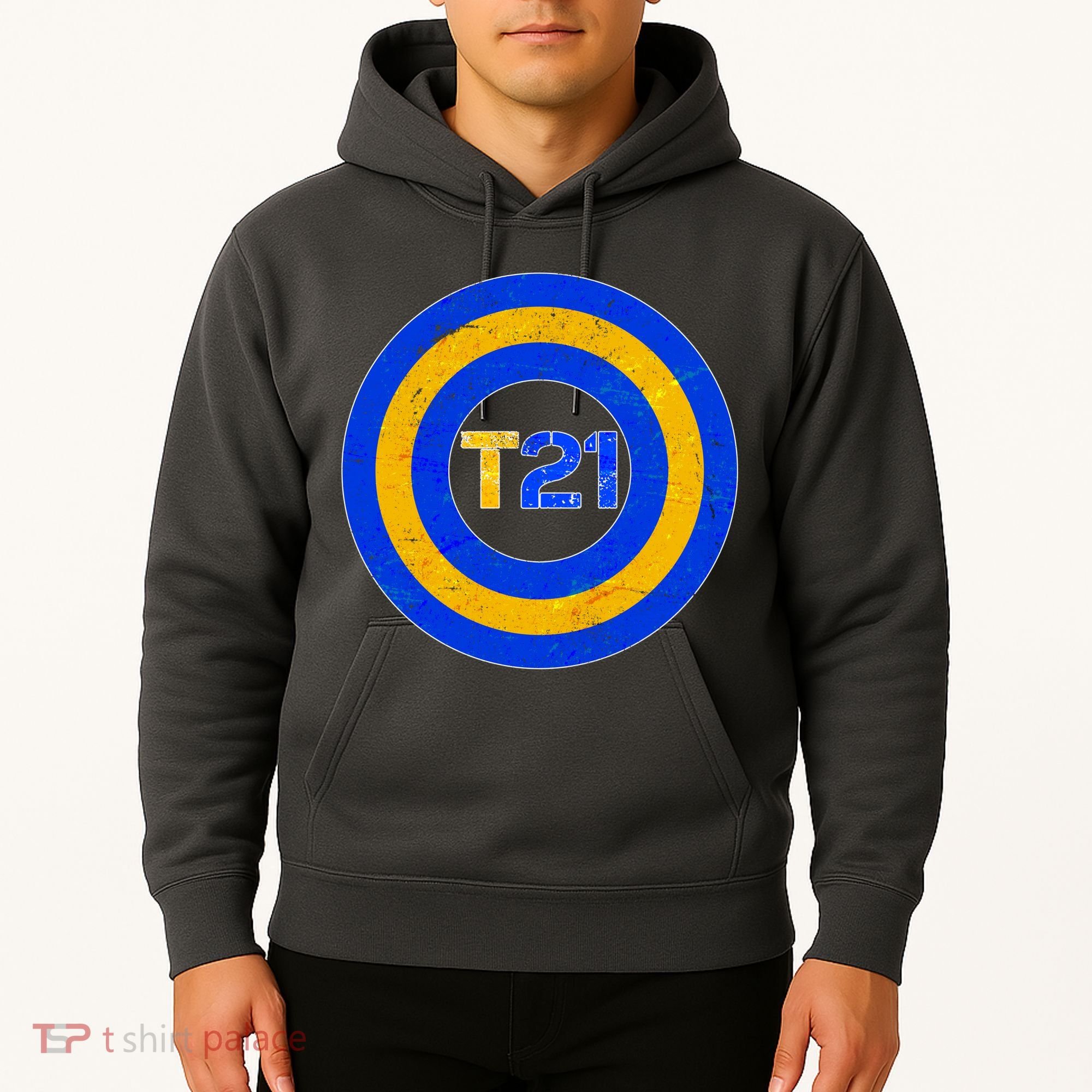 Captain T21 Shield - Down Syndrome Awareness Hoodie