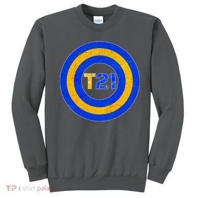 Captain T21 Shield - Down Syndrome Awareness Sweatshirt