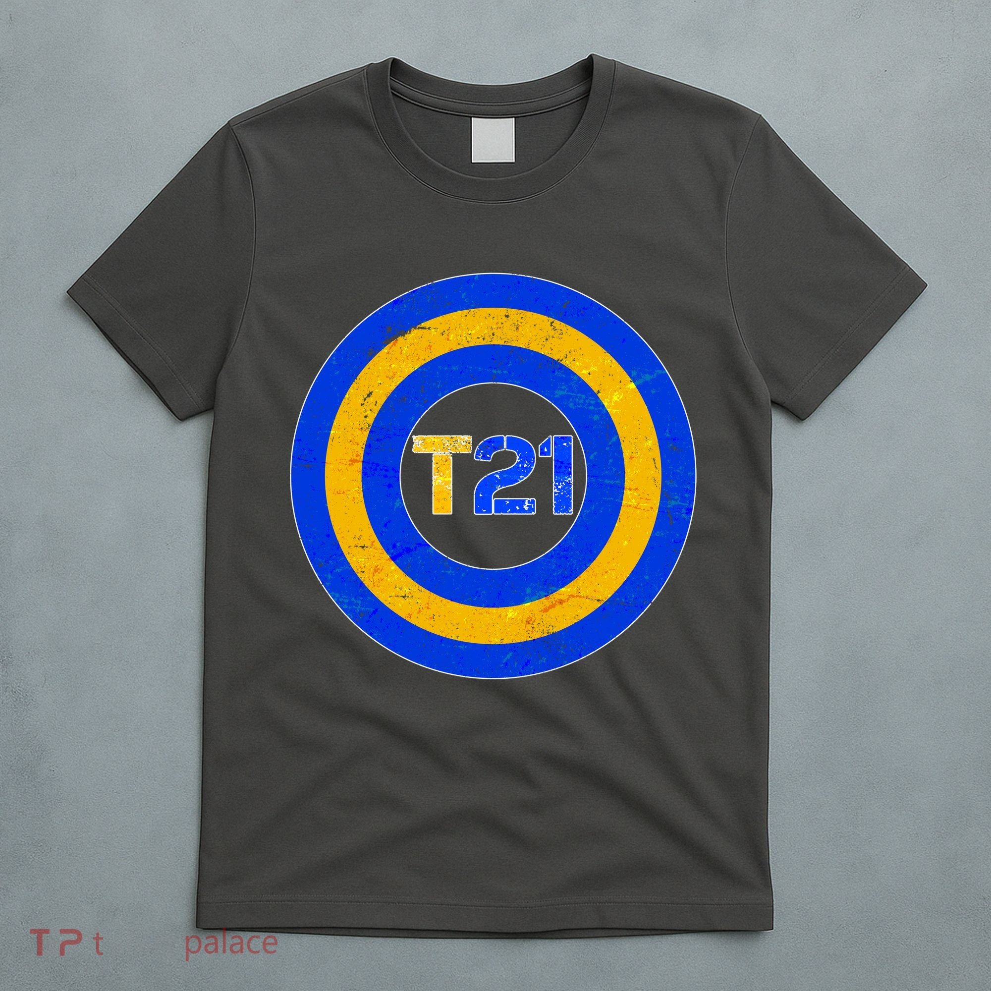 Captain T21 Shield - Down Syndrome Awareness T-Shirt