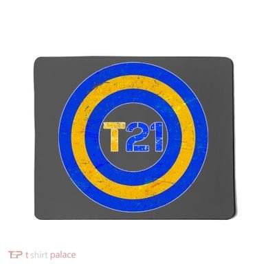 Captain T21 Shield - Down Syndrome Awareness Mousepad