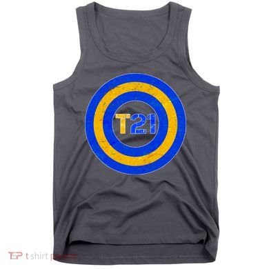 Captain T21 Shield - Down Syndrome Awareness Tank Top