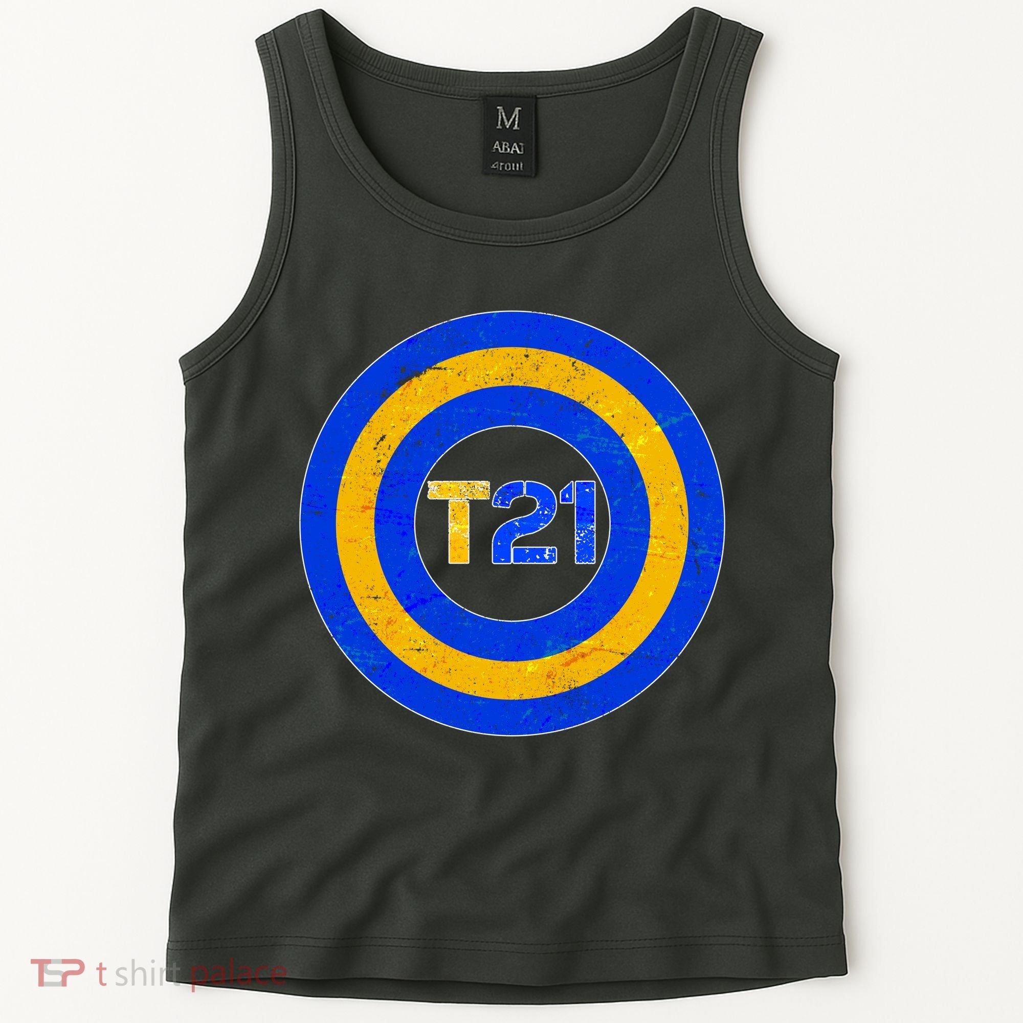 Captain T21 Shield - Down Syndrome Awareness Tank Top