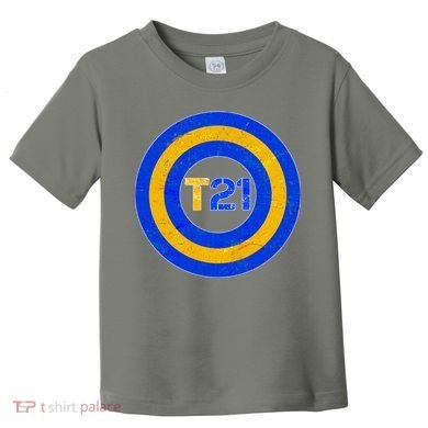 Captain T21 Shield - Down Syndrome Awareness Toddler T-Shirt
