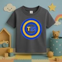 Captain T21 Shield - Down Syndrome Awareness Toddler T-Shirt thumb 3