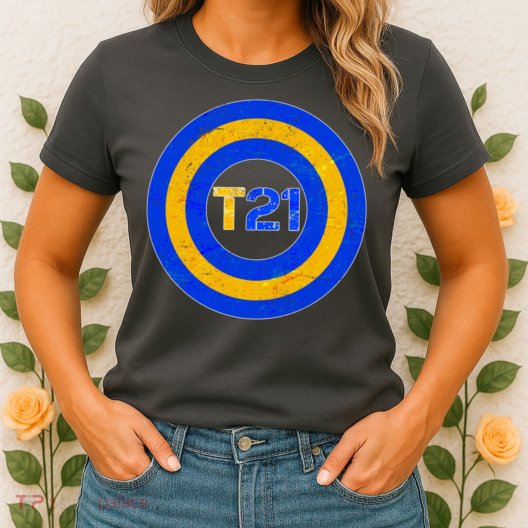 Captain T21 Shield - Down Syndrome Awareness Women's T-Shirt