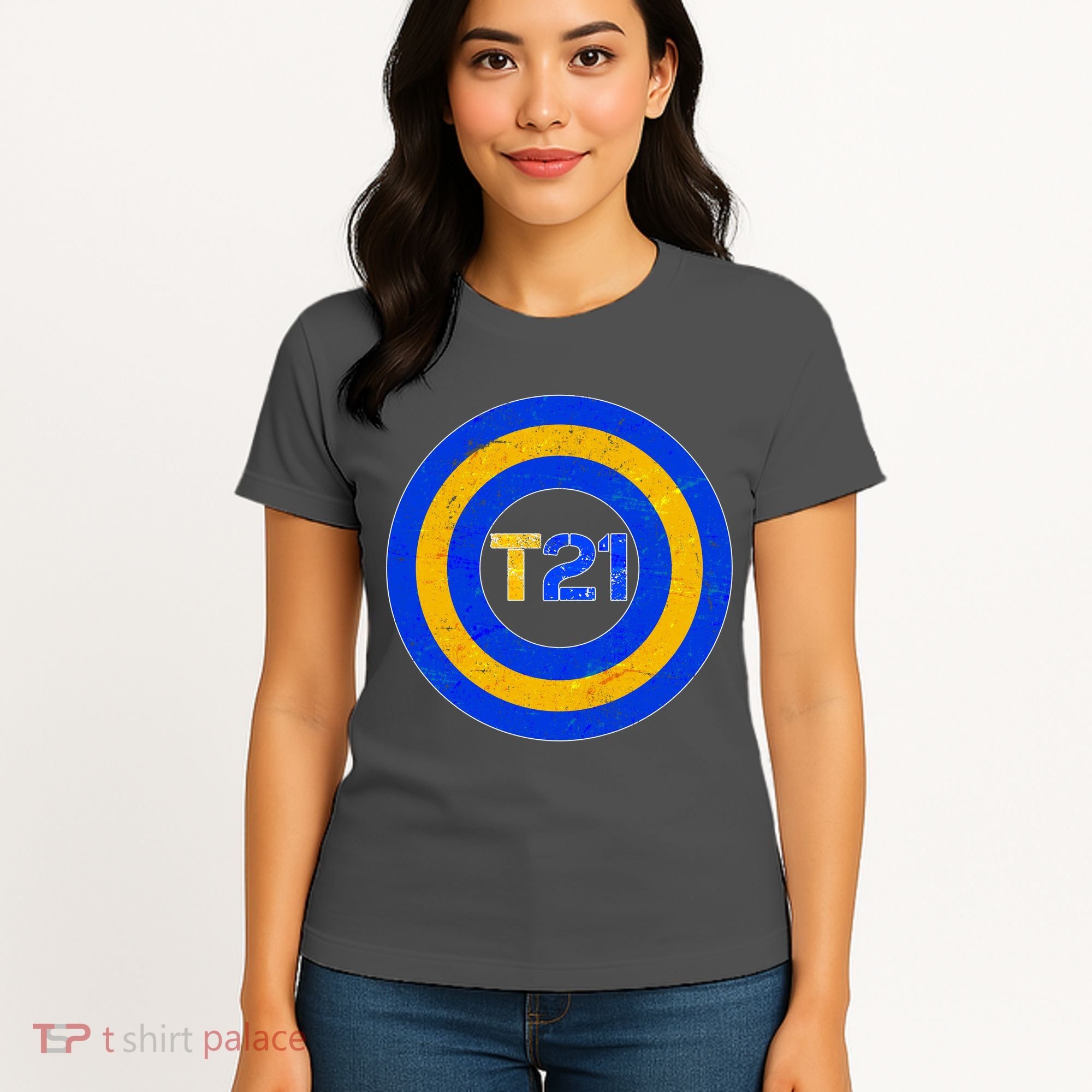 Captain T21 Shield - Down Syndrome Awareness Women's T-Shirt