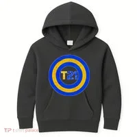 Captain T21 Shield - Down Syndrome Awareness Kids Hoodie thumb 0