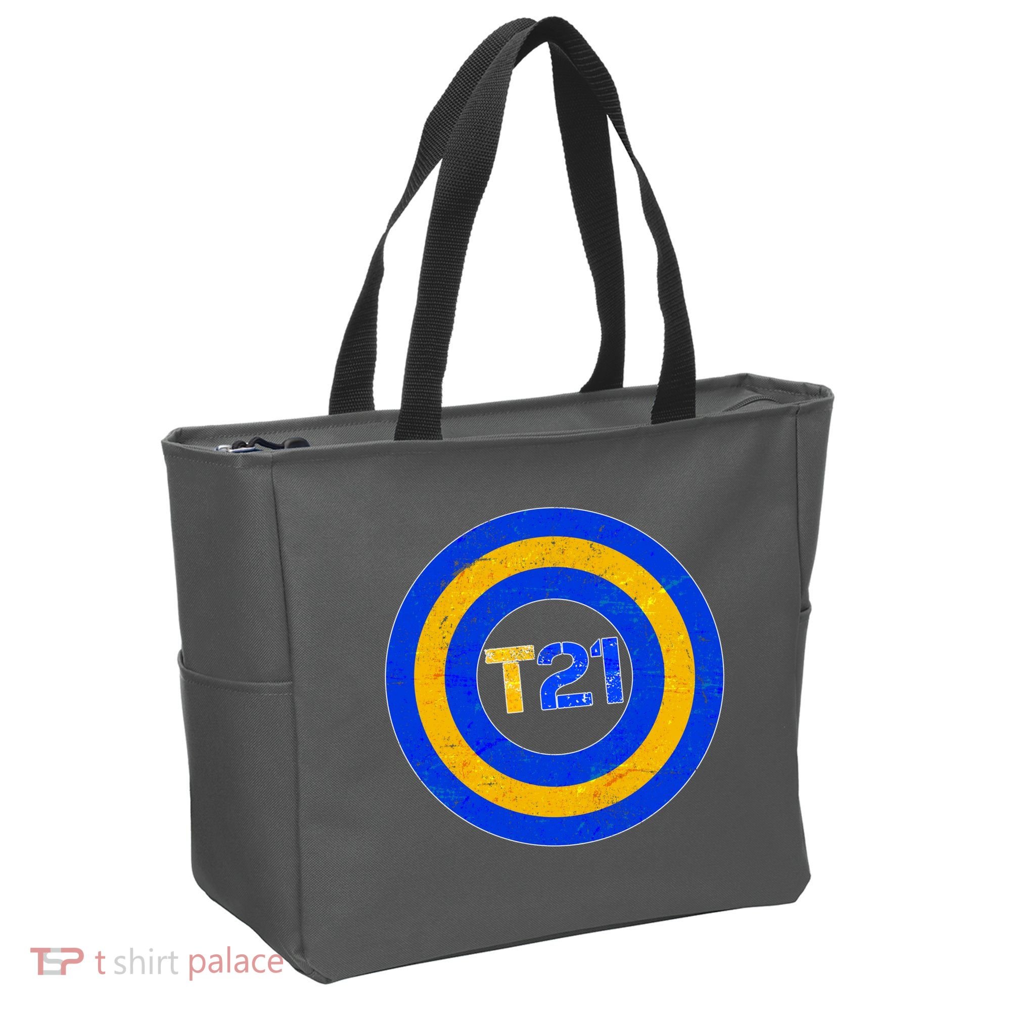 Captain T21 Shield - Down Syndrome Awareness Tote Bag