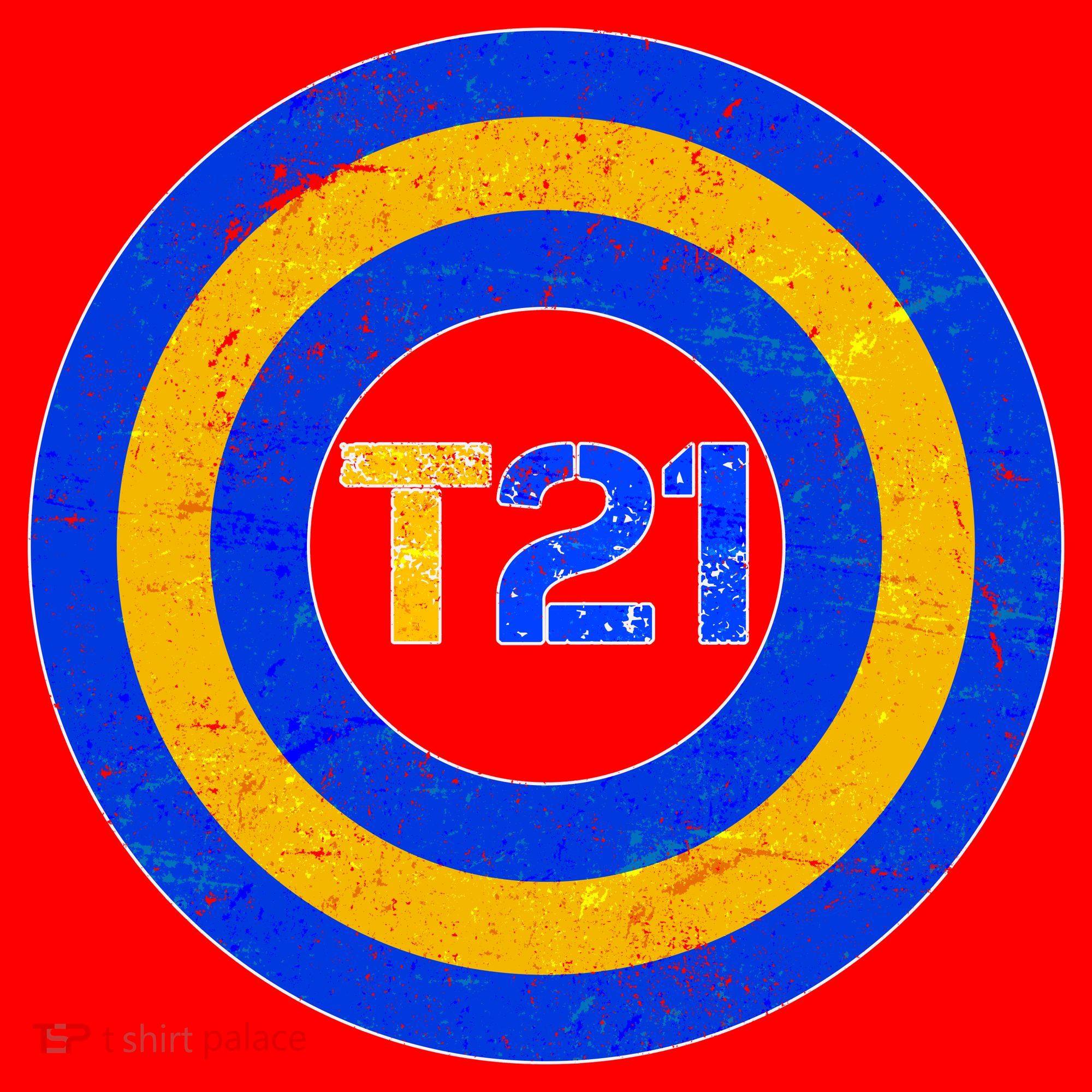 Captain T21 Shield - Down Syndrome Awareness Santa Hat
