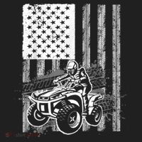 Cool ATV Quad Racing Squad USA Flag 4 Wheeler Tumbler thumb 3