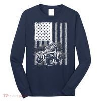 Cool ATV Quad Racing Squad USA Flag 4 Wheeler Long Sleeve Shirt thumb 0