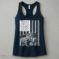 Cool ATV Quad Racing Squad USA Flag 4 Wheeler Women's Tank Top thumb 3