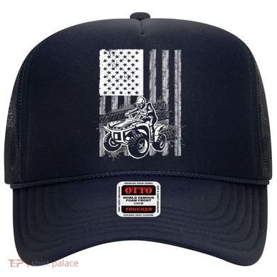 Cool ATV Quad Racing Squad USA Flag 4 Wheeler Hat