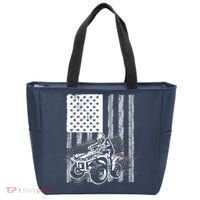 Cool ATV Quad Racing Squad USA Flag 4 Wheeler Tote Bag thumb 0