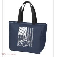 Cool ATV Quad Racing Squad USA Flag 4 Wheeler Tote Bag thumb 3