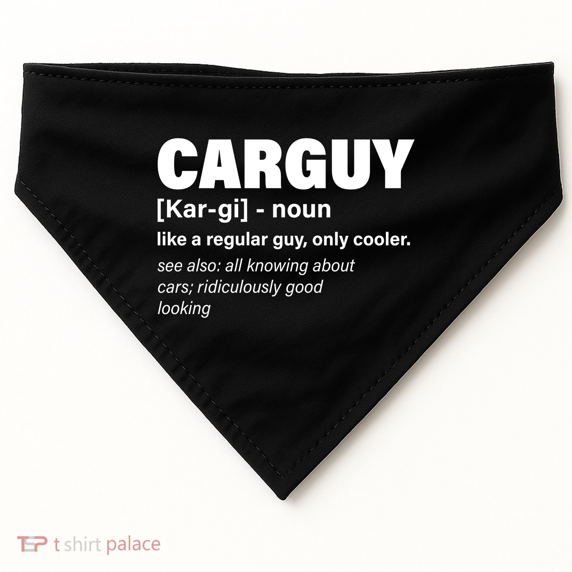 Car Guy Definition Classic Funny USA-Made Doggie Bandana