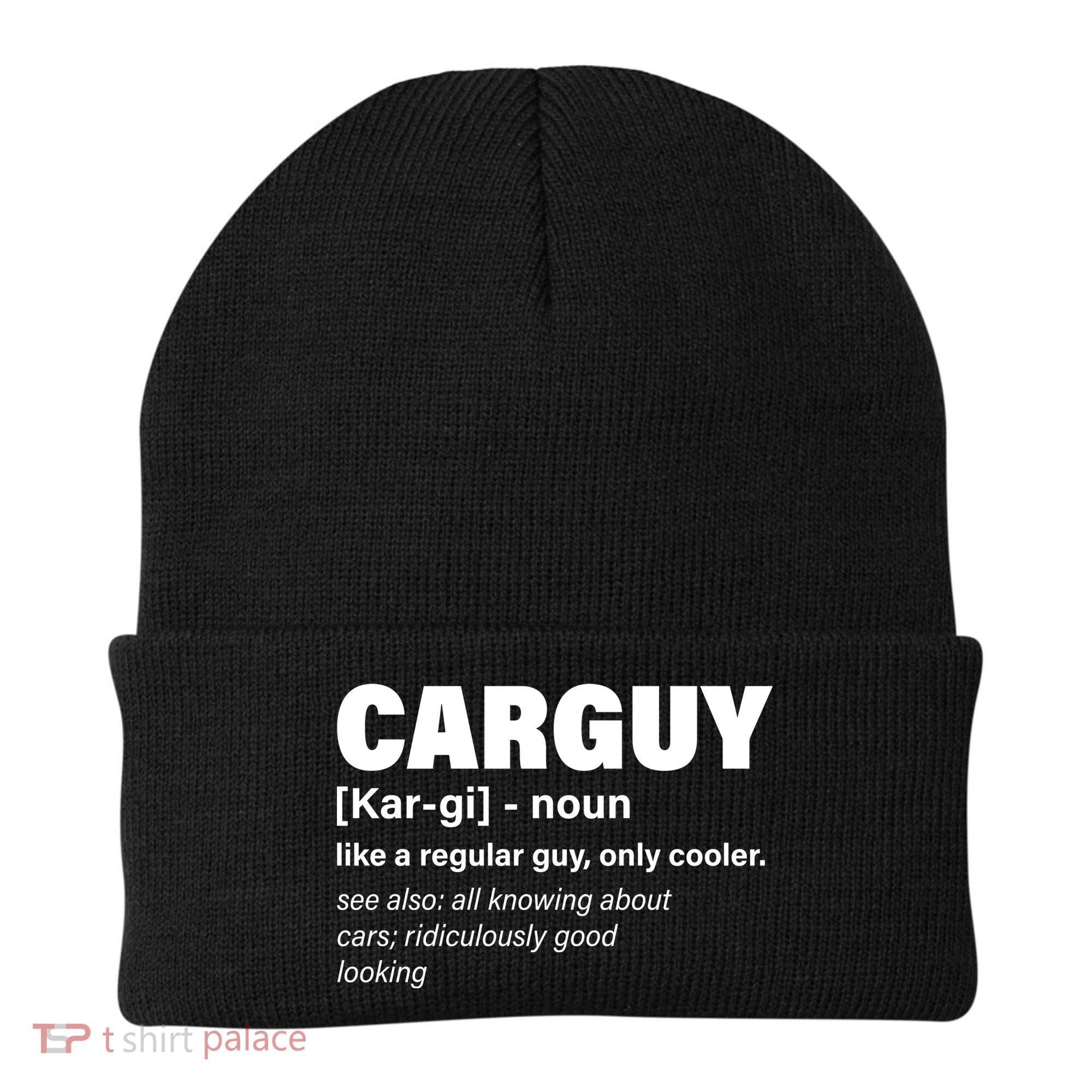 Car Guy Definition Classic Funny Beanie