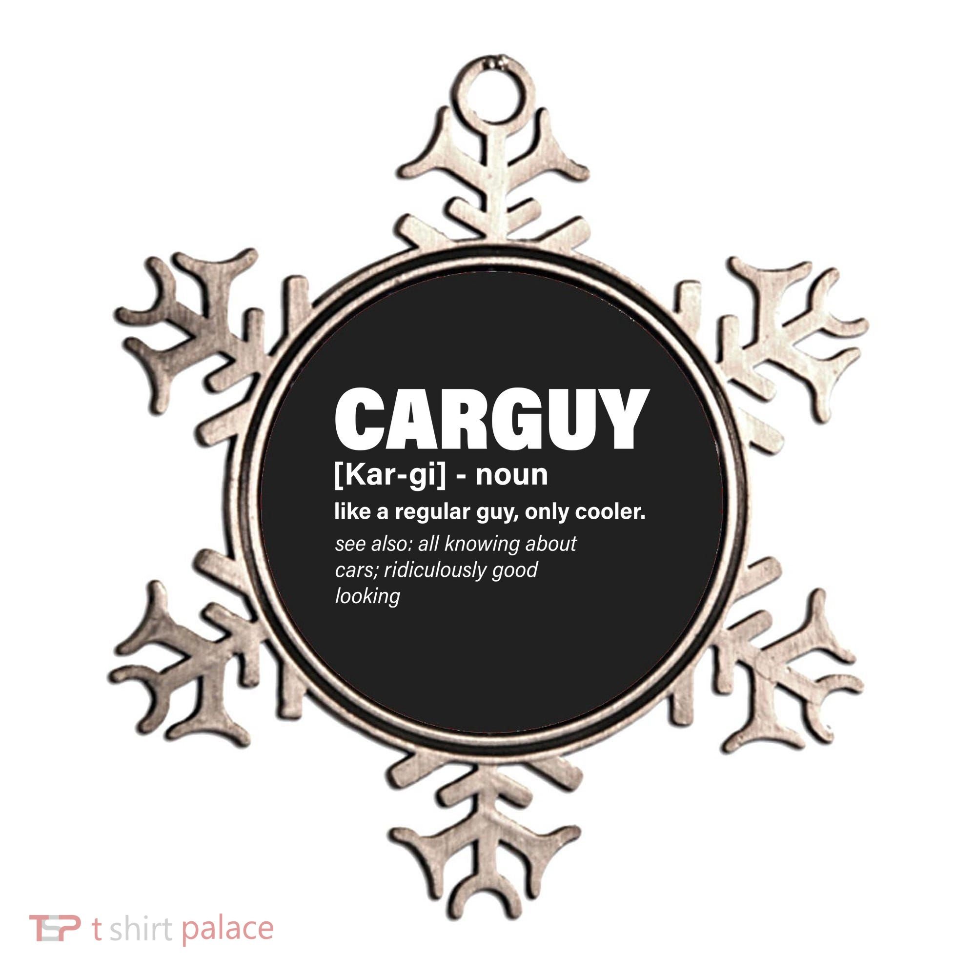 Car Guy Definition Classic Funny Ornament