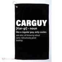 Car Guy Definition Classic Funny Golf Towel thumb 0