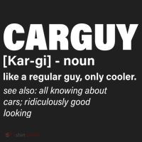 Car Guy Definition Classic Funny Golf Towel thumb 3