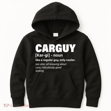 Car Guy Definition Classic Funny Kids Hoodie